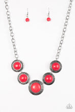 Load image into Gallery viewer, Mountain Roamer - Red Necklace - $5 Jewelry With Ashley Swint