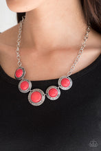 Load image into Gallery viewer, Mountain Roamer - Red Necklace - $5 Jewelry With Ashley Swint