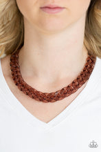 Load image into Gallery viewer, Paparazzi Put It On Ice - Copper - Acrylic Necklace &amp; Earrings - $5 Jewelry With Ashley Swint