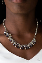 Load image into Gallery viewer, Paparazzi Trust Fund Baby - Purple - Necklace and matching Earrings - $5 Jewelry with Ashley Swint
