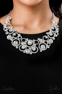 The Jennifer 2022 Paparazzi Zi Collection - Silver Necklace & Earrings