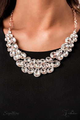 The Jenni 2022 Paparazzi Zi Collection - White Necklace & Earrings