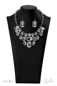 The Tasha 2022 Paparazzi Zi Collection - Silver Necklace & Earrings