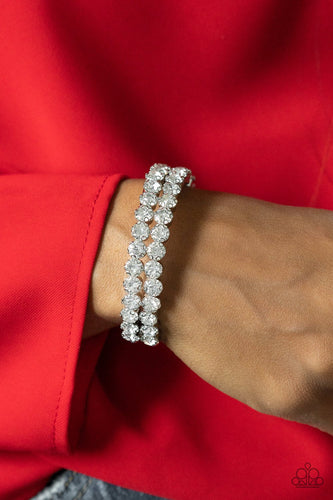 Paparazzi Megawatt Majesty - Bracelet - Life of the Party Exclusive December 2021 - $5 Jewelry with Ashley Swint