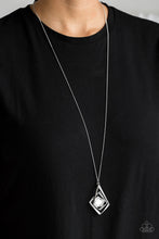 Load image into Gallery viewer, Paparazzi A MODERN Citizen - White - Necklace &amp; Earrings - $5 Jewelry with Ashley Swint