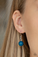Load image into Gallery viewer, Paparazzi CACHE Me Out - Blue Beads - Silver Chain Necklace &amp; Earrings - $5 Jewelry With Ashley Swint