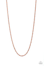 Load image into Gallery viewer, Paparazzi Covert Operation - Copper - Men&#39;s Collection Necklace - $5 Jewelry With Ashley Swint