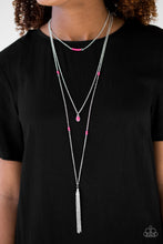 Load image into Gallery viewer, Paparazzi SANDSTONE Castles - Pink Stones - Necklace and matching Earrings - $5 Jewelry With Ashley Swint