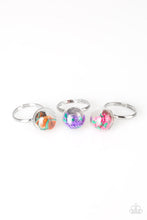 Load image into Gallery viewer, Paparazzi Starlet Shimmer Rings - 10 - Confetti - Fruits - Strawberry, Grape, Pineapple, Orange - $5 Jewelry With Ashley Swint