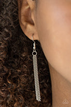 Load image into Gallery viewer, Paparazzi Watch Your Step - Silver - Necklace and matching Earrings - $5 Jewelry With Ashley Swint