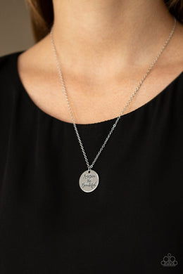 Paparazzi America The Beautiful - Silver - Patriotic Necklace & Earrings - $5 Jewelry with Ashley Swint