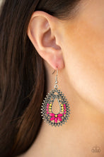 Load image into Gallery viewer, Paparazzi Atta-GALA - Pink - Teardrop Earrings - $5 Jewelry With Ashley Swint