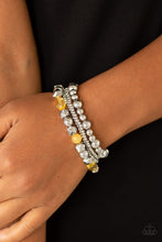 Load image into Gallery viewer, Paparazzi Babe-alicious - Yellow Beads - Set of 4 Bracelets - $5 Jewelry With Ashley Swint