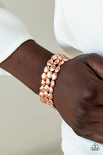 Load image into Gallery viewer, Paparazzi Basic Bliss - Copper - Set of 3 Stretchy Band Bracelets - $5 Jewelry with Ashley Swint