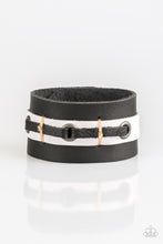 Load image into Gallery viewer, Paparazzi Bear Lake - Black - Leather Urban Bracelet - $5 Jewelry With Ashley Swint
