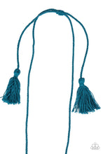 Load image into Gallery viewer, Paparazzi Between You and MACRAME - Blue - Necklace &amp; Earrings - $5 Jewelry with Ashley Swint