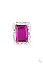 Load image into Gallery viewer, Paparazzi Deluxe Decadence - Pink - White Rhinestones - Ring - $5 Jewelry with Ashley Swint