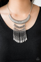 Load image into Gallery viewer, Paparazzi Eastern Empress - Silver - Necklace &amp; Earrings - $5 Jewelry with Ashley Swint