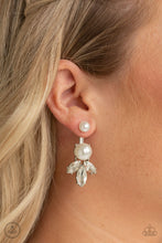 Load image into Gallery viewer, Paparazzi Extra Elite - White Pearl - Double Sided Post Earrings - $5 Jewelry with Ashley Swint