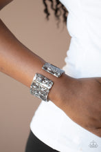 Load image into Gallery viewer, Paparazzi Haute Hustle - Silver - Colorful Tortoise Shell Pattern - Cuff Bracelet  - Acrylic Bracelet - $5 Jewelry with Ashley Swint