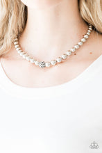 Load image into Gallery viewer, Paparazzi High-Stakes FAME - Silver - Necklace &amp; Earrings - $5 Jewelry with Ashley Swint