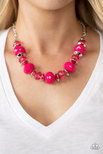 Load image into Gallery viewer, Paparazzi Hollywood Gossip - Pink Beads - Necklace &amp; Earrings - $5 Jewelry with Ashley Swint