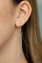 Load image into Gallery viewer, Paparazzi Home Of The Free - Blue Rhinestone Star Charm - Dog Tags - Necklace and matching Earrings - $5 Jewelry with Ashley Swint