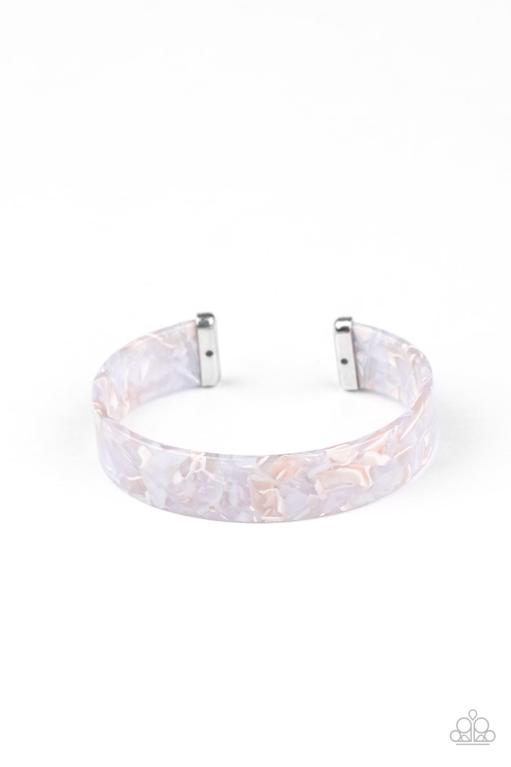 Paparazzi Its Getting HAUTE In Here - Pink - Tortoise Shell Acrylic Bracelet - $5 Jewelry with Ashley Swint