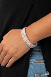 Paparazzi Its Getting HAUTE In Here - Pink - Tortoise Shell Acrylic Bracelet - $5 Jewelry with Ashley Swint