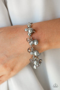 Paparazzi Kensington Kiss - Silver Pearls - Bracelet - $5 Jewelry with Ashley Swint