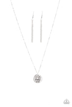 Load image into Gallery viewer, Paparazzi Let Your Light So Shine - Silver - Inspirational Stamped - Necklace &amp; Earrings - $5 Jewelry With Ashley Swint