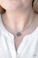 Load image into Gallery viewer, Paparazzi Let Your Light So Shine - Silver - Inspirational Stamped - Necklace &amp; Earrings - $5 Jewelry With Ashley Swint