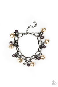 Paparazzi Make Do In Malibu - Multi - Gold / Gunmetal Metal Chain Bracelet - $5 Jewelry With Ashley Swint