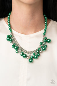 Paparazzi Prim and POLISHED - Green - Necklace & Earrings - $5 Jewelry with Ashley Swint