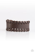 Load image into Gallery viewer, Paparazzi Rugged Roadways - Brown Leather - Urban Bracelet - $5 Jewelry With Ashley Swint