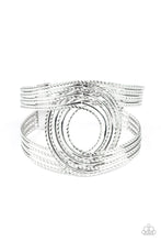 Load image into Gallery viewer, Paparazzi Rustic Coils - Silver - Rope Like - Cuff Bracelet - $5 Jewelry with Ashley Swint