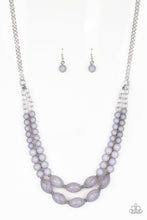 Load image into Gallery viewer, Paparazzi Sundae Shoppe - Silver Beads - Necklace &amp; Earrings - $5 Jewelry with Ashley Swint