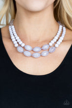 Load image into Gallery viewer, Paparazzi Sundae Shoppe - Silver Beads - Necklace &amp; Earrings - $5 Jewelry with Ashley Swint