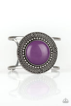 Load image into Gallery viewer, Paparazzi Tribal Pop - Purple Bead - Cuff Bracelet - $5 Jewelry With Ashley Swint