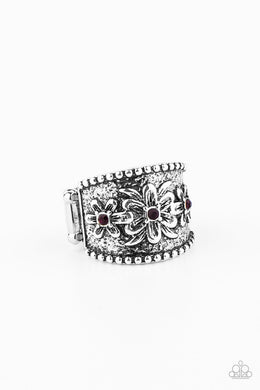 Paparazzi Tropical Nights - Purple - Ring - $5 Jewelry with Ashley Swint