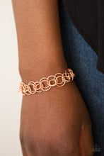 Load image into Gallery viewer, Paparazzi Contemporary Circus Copper - Bold Industrial - Bracelet - $5 Jewelry With Ashley Swint