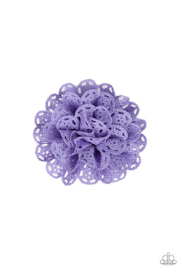 Paparazzi Floral Fashionista - Purple Hair Clip - $5 Jewelry With Ashley Swint