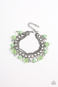 Paparazzi Let Me SEA! - Green - Bracelet - $5 Jewelry With Ashley Swint