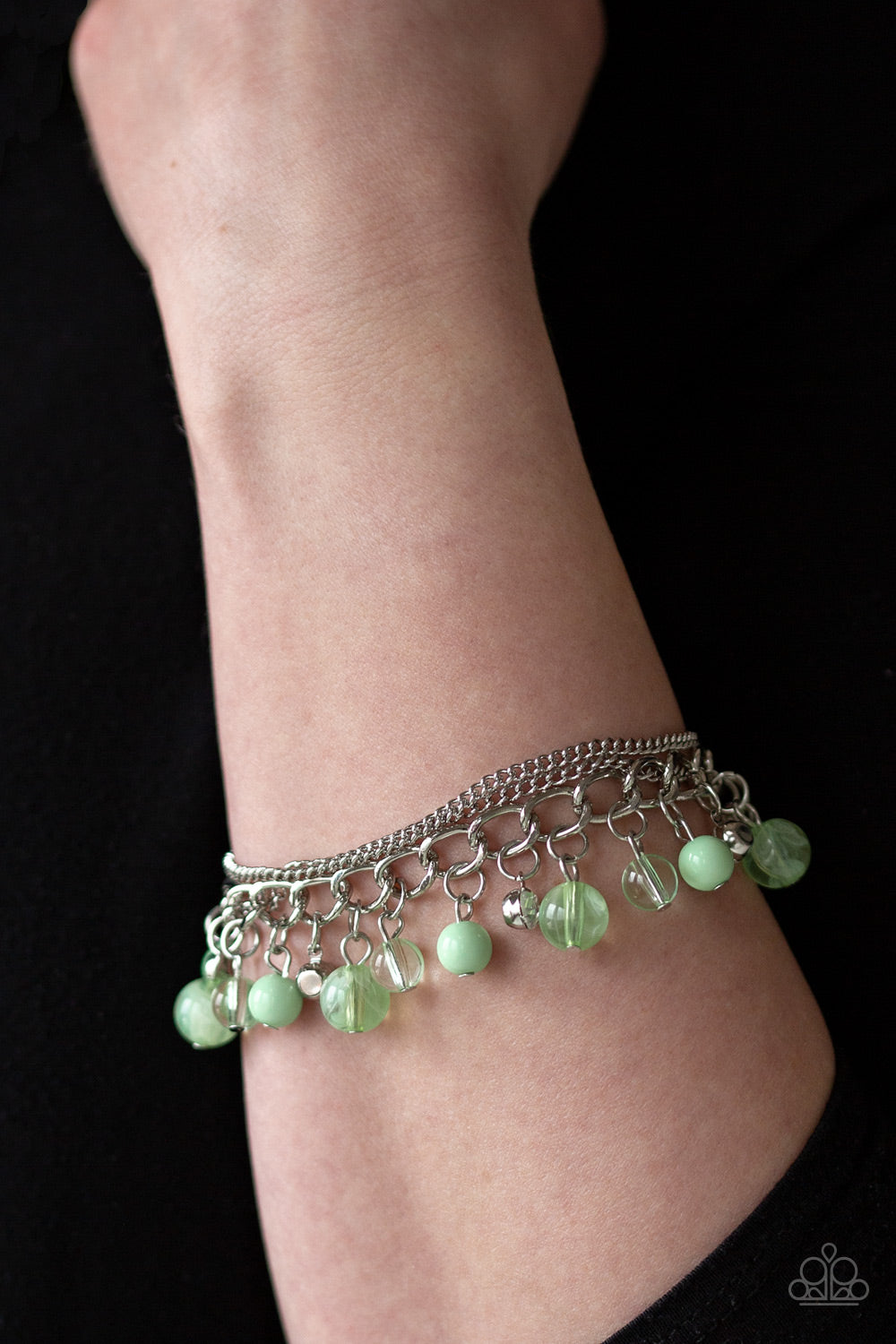Paparazzi Let Me SEA! - Green - Bracelet - $5 Jewelry With Ashley Swint