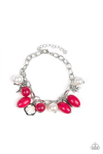 Load image into Gallery viewer, Paparazzi Love Doves - Pink - Pearls - Silver Bird and Feather Charms - Bracelet - $5 Jewelry With Ashley Swint