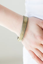 Load image into Gallery viewer, Paparazzi Mesa Mix - Brass Bangles - Set of 5 Bracelets - $5 Jewelry With Ashley Swint