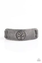 Load image into Gallery viewer, Paparazzi Remember Your Roots - Silver / Gray - Tree of Life - Leather Bracelet - $5 Jewelry With Ashley Swint