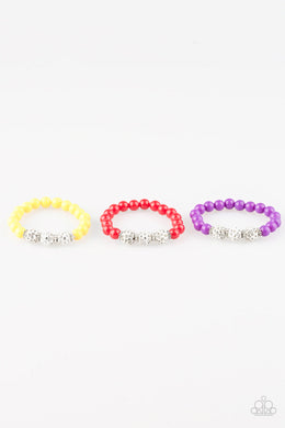 Paparazzi Starlet Shimmer Bracelets - 10 - Yellow, Red, Purple & Green - $5 Jewelry With Ashley Swint
