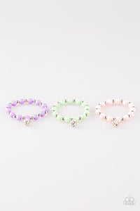 Starlet Shimmer Girls Bracelets - Purple, Green, Pink & Blue - Rhinestone Ball - $5 Jewelry With Ashley Swint