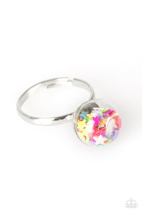 Paparazzi Starlet Shimmer Rings - 10 - Confetti - STARS - Blue, Pink, White, Multi - $5 Jewelry With Ashley Swint